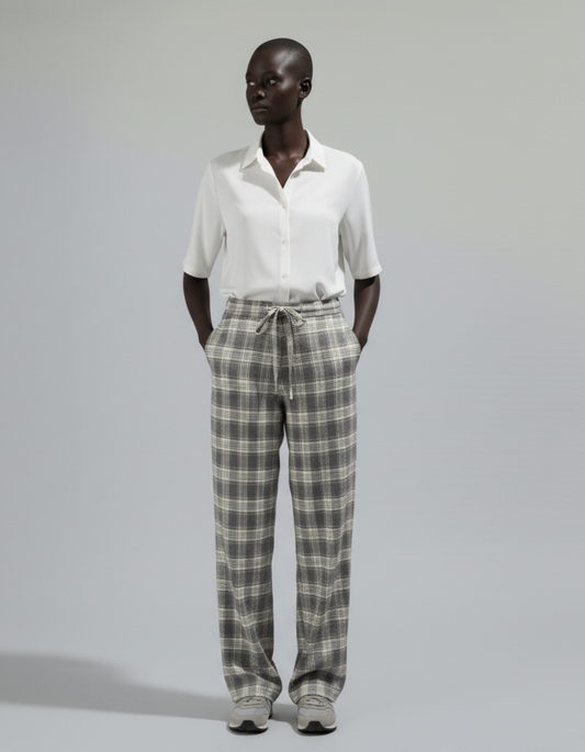 Evixa Plaid Trousers