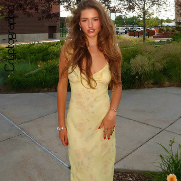 Flora Petal Maxi Dress
