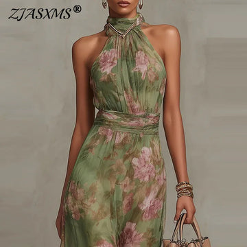 Flora Veil Maxi Dress